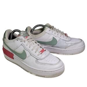 Nike Air Force 1 Shadow Archeo Pink White Sneakers Womens Size 11